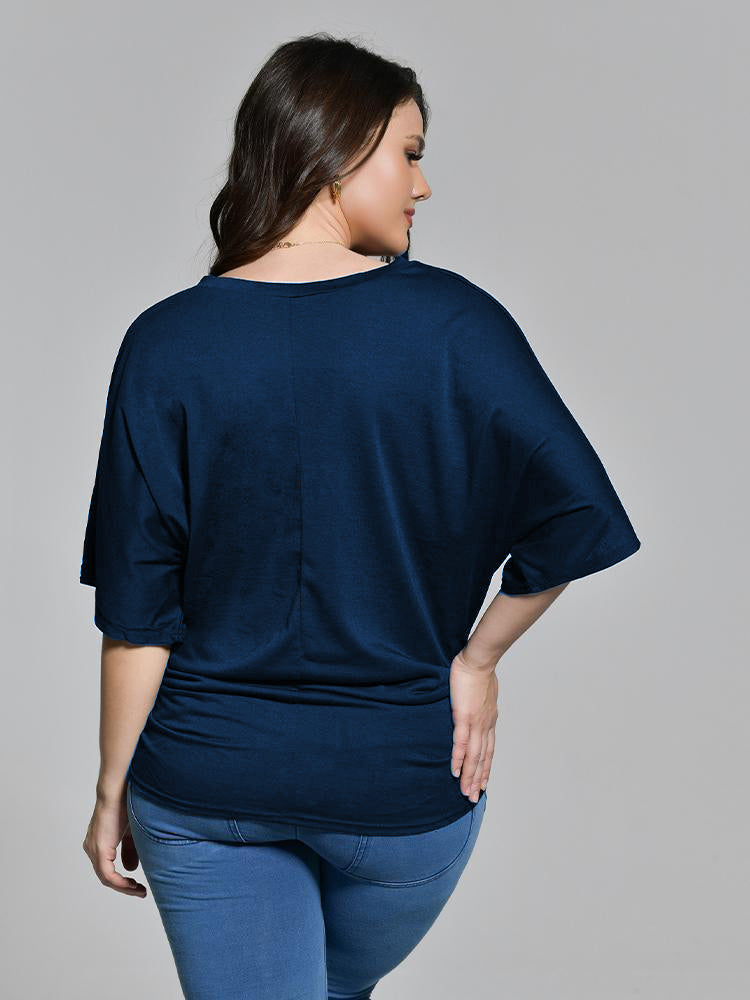 V-Neck Dolman Sleeve T-Shirt