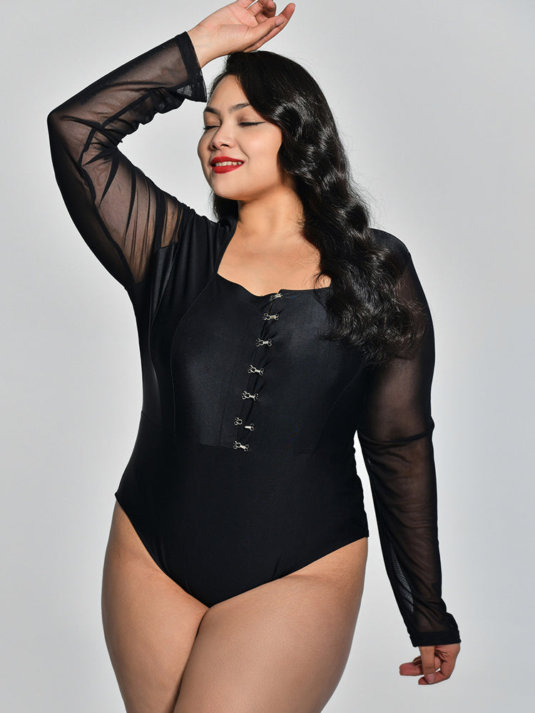 Chiffon Sleeve Bodysuits