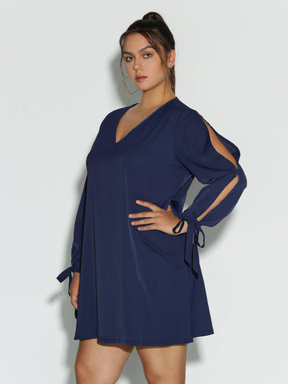 Knotted Cut Out Dress