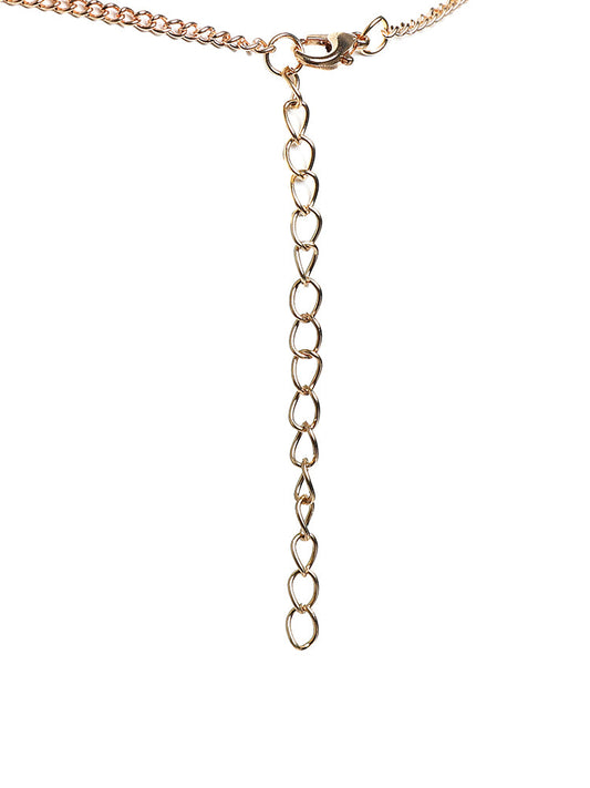 Rhinestone Tree Charm Necklace