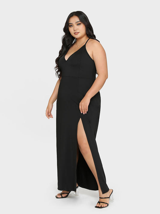 Cross Back Maxi Dress