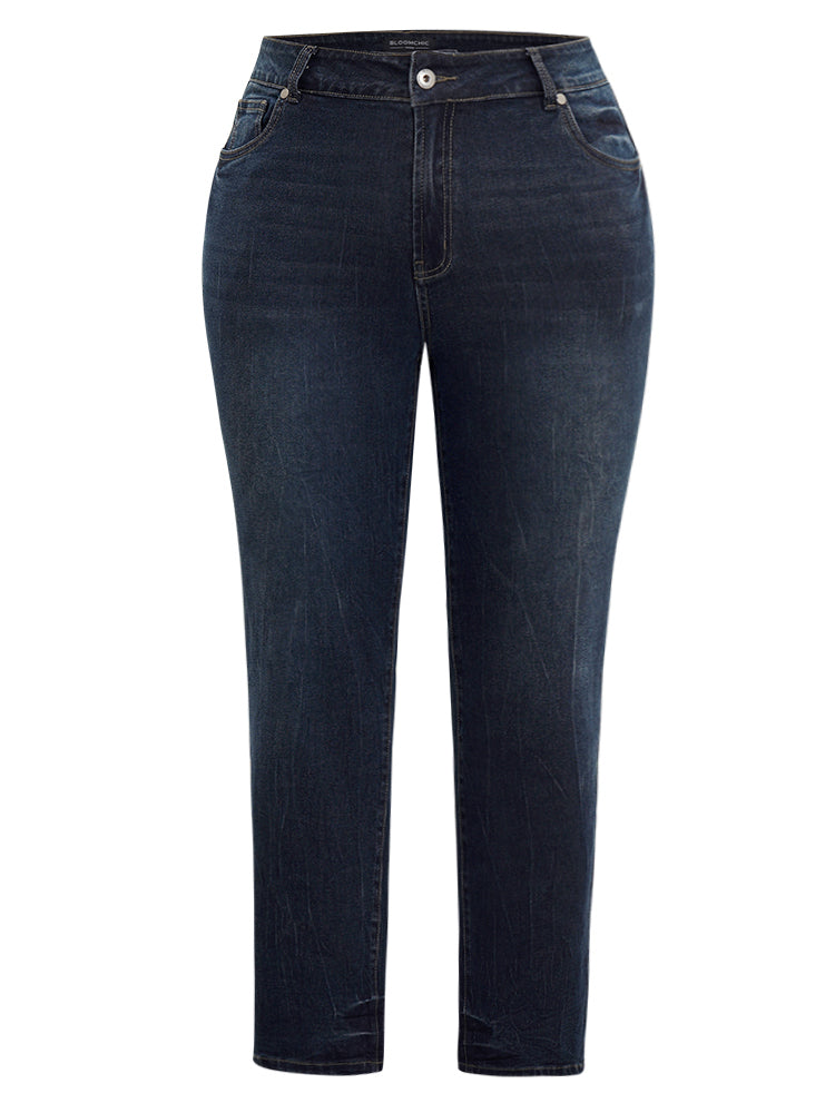 Plain High Rise Very Stretchy Jeans