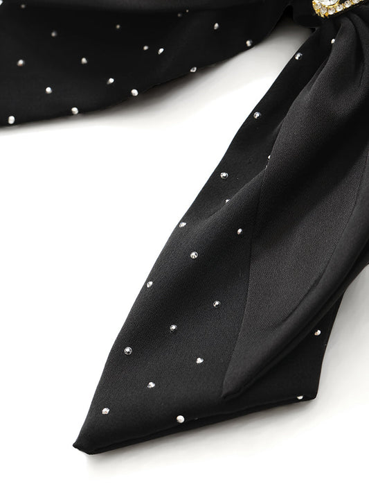 Bowknot Rhinestone Detail Hair Ties