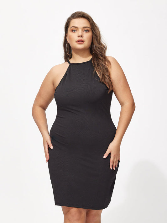 Bodycon Stretch Solid Dress