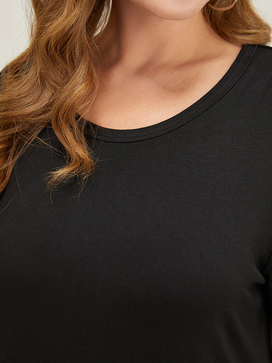 Supersoft Essentials Moderately Stretchy Round Neck T-shirt