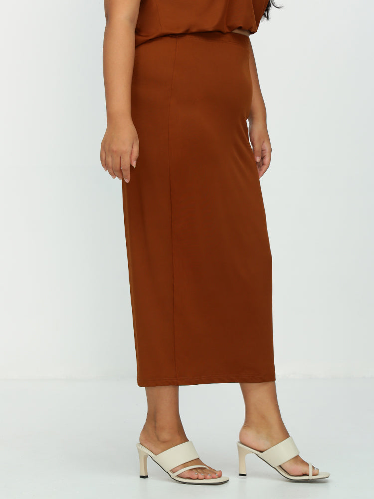 High Waist High Stretch Skirt