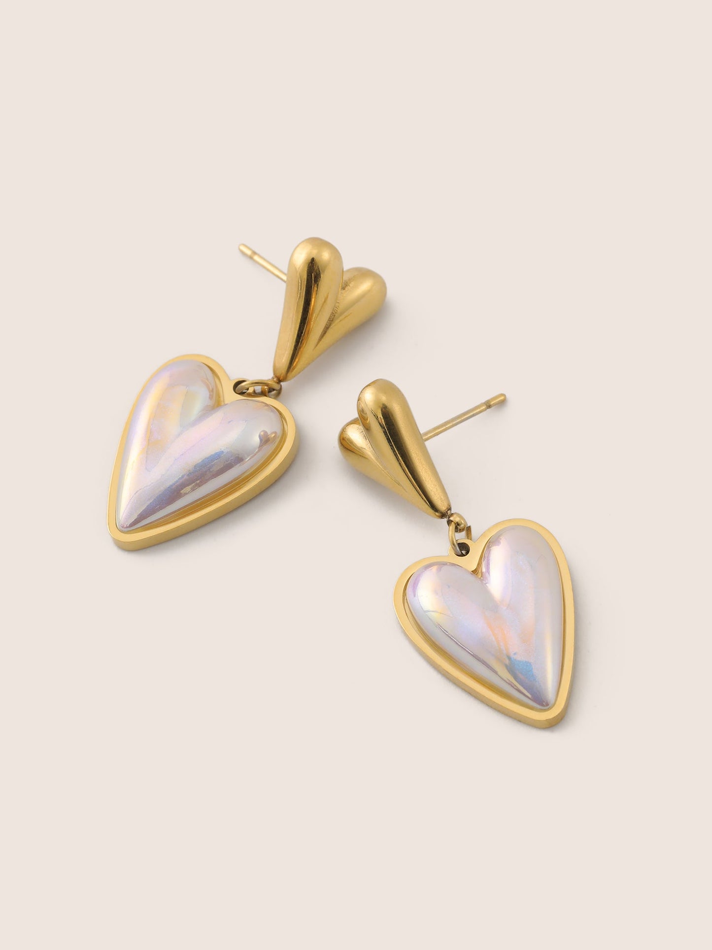 Heart Minimalist Drop Earrings