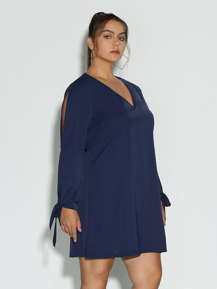 Knotted Cut Out Dress