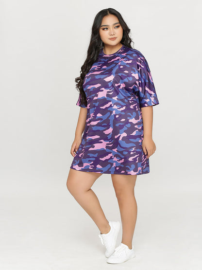 Camo Loose Loose Dress