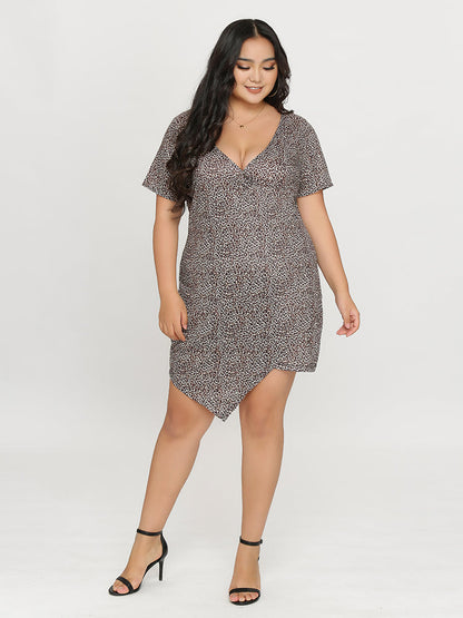 Leopard Asymmetrical Dress