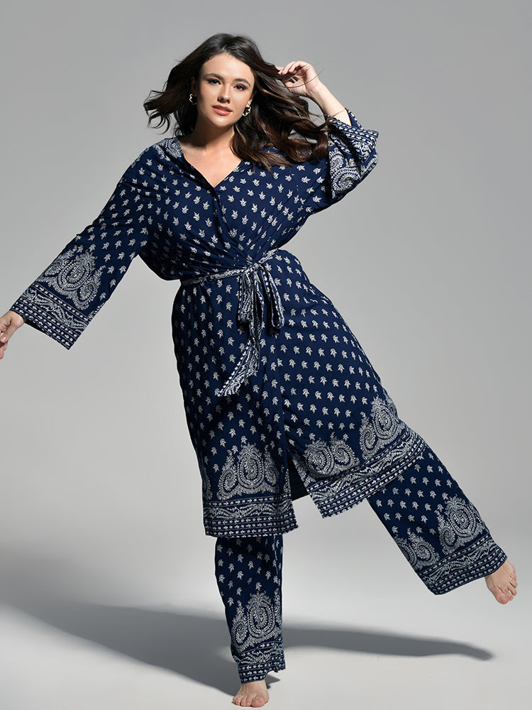 Ethnic Printed Loungewear Set