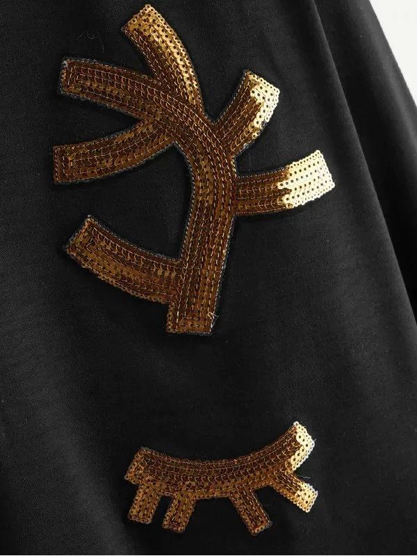 Christmas Elk Printed T-shirt