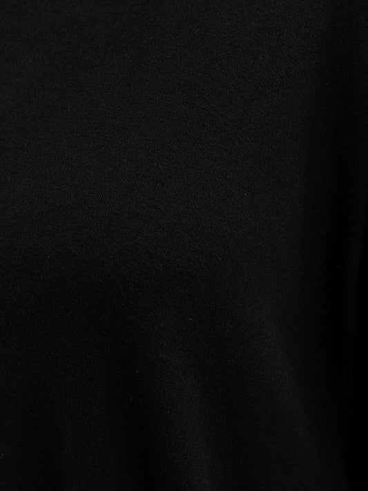 Solid Round Neck Dolman Sleeve Long Tee