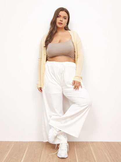 Solid Button Through Cardigan