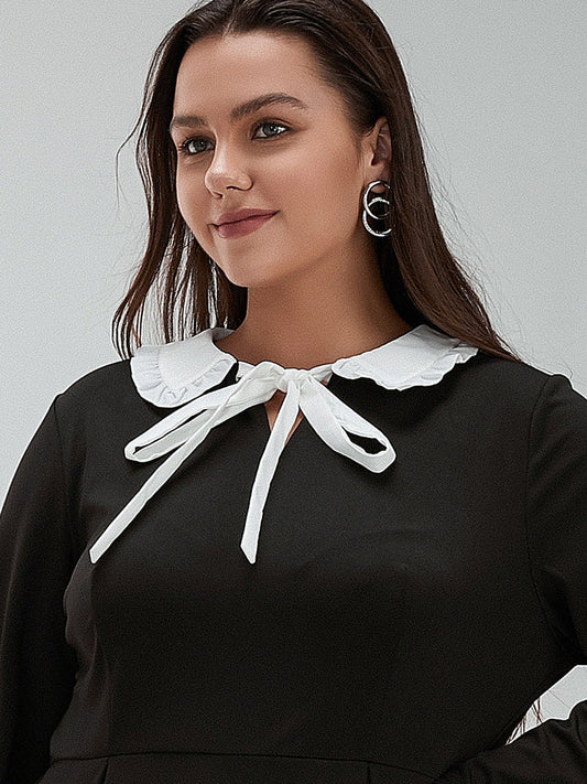 Ruffles Bowknot Dress