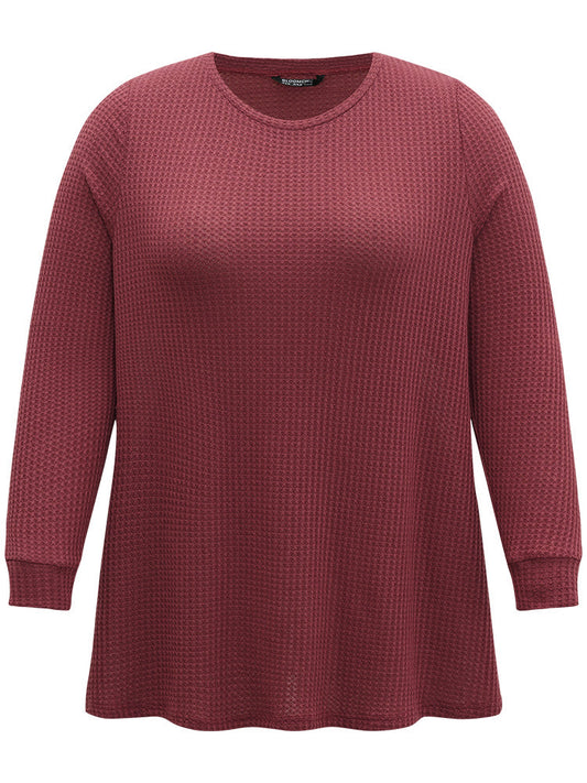 Bandana Patchwork Crew Neck Elastic Cuffs Sweatshirt