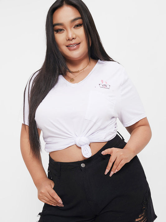 Animal Print Pocket Modal T-shirt Test