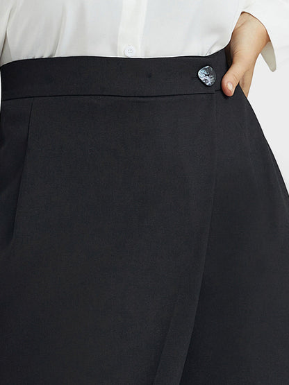 Asymmetrical Wide Leg Pants