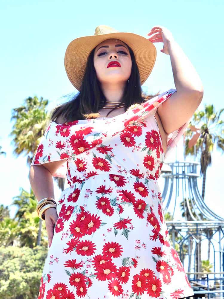 Ditsy Floral Ruffle Dress