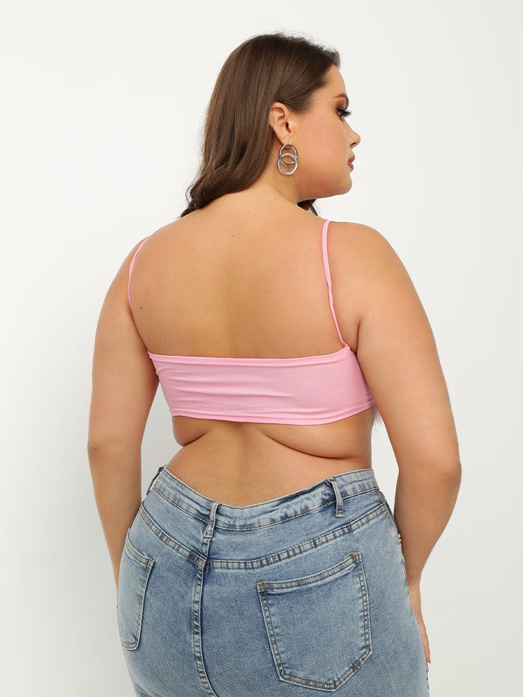 Fluffy Sexy Cami Crop Top