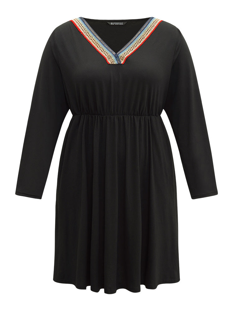 Supersoft Essentials Contrast Webbing Pocket Dress