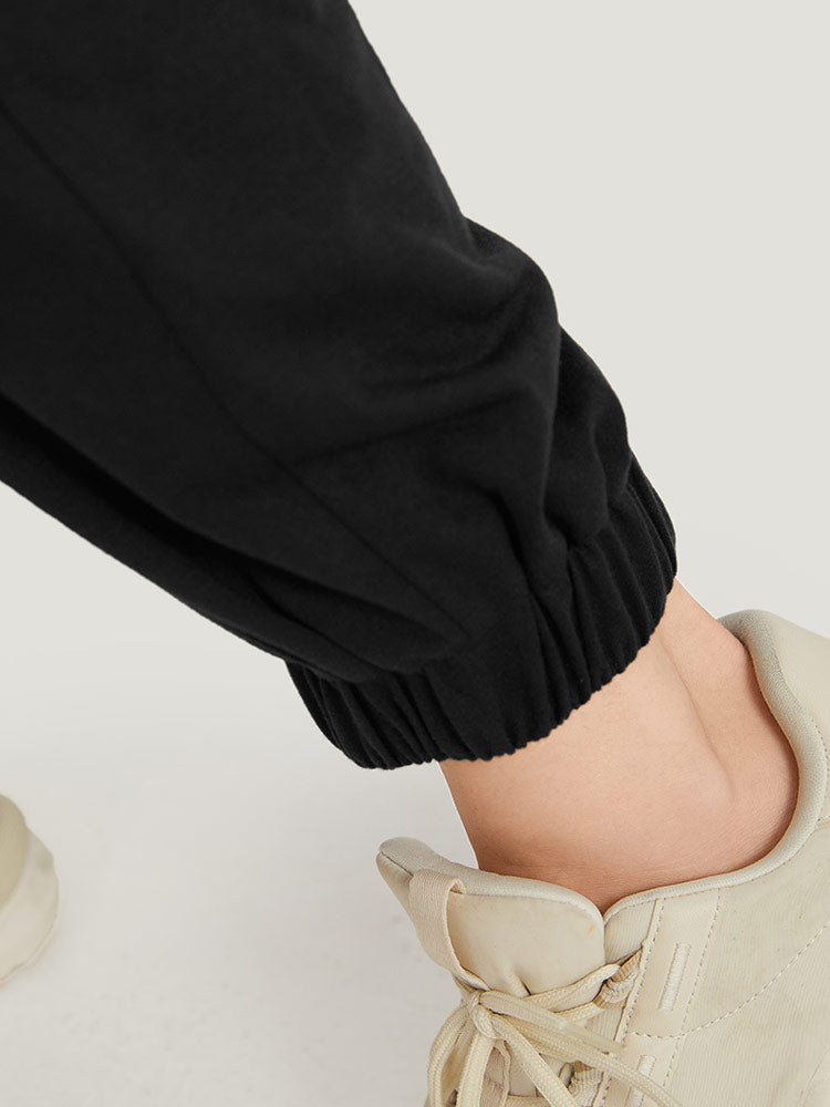 Floral Print Drawstring Elastic Waist Pocket Sweatpants