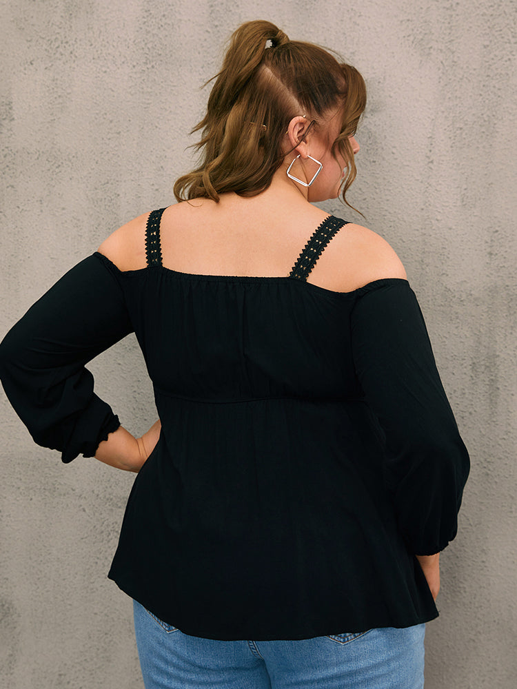 Cut Out Off Shoulder Top