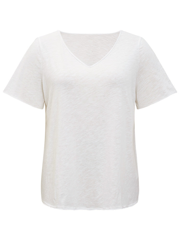 Solid Slightly Stretchy Heather T-shirt