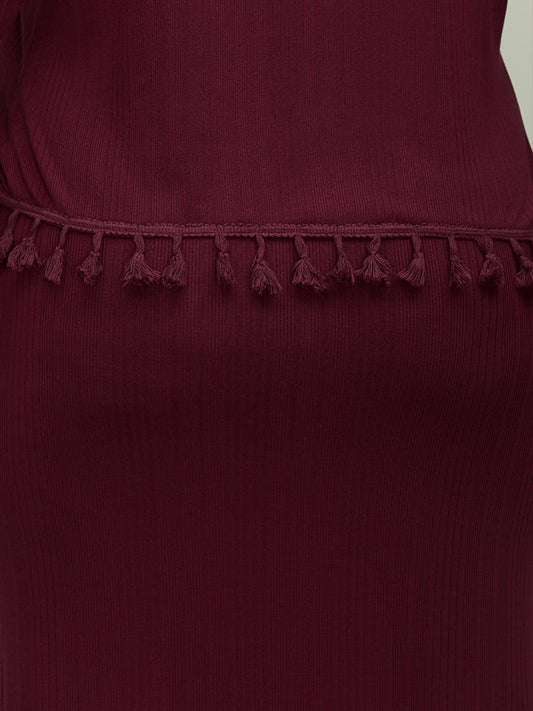 Fringed Solid Color Lace Cardigan