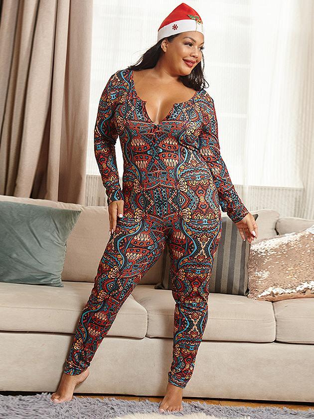 Ethnic Printed Slim Fit Jumpsuit