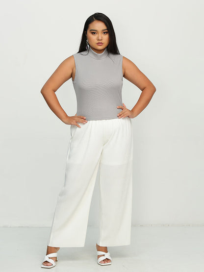 Round Neck Sleeveless Top