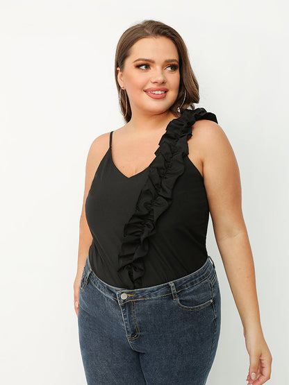 Frill Trim Tank Top