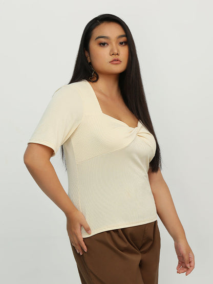 Twist Front Short Sleeve T-Shirt