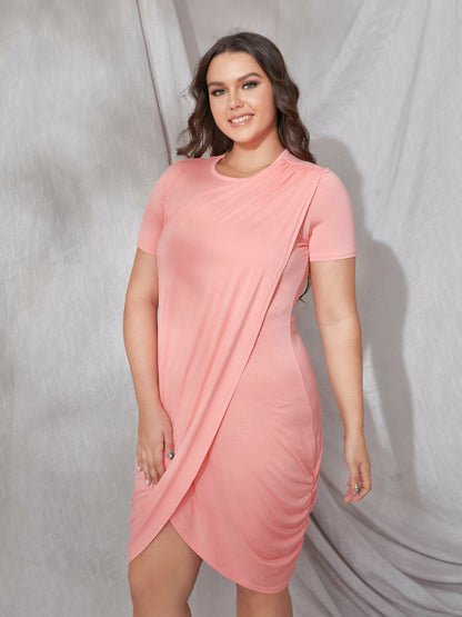 Tiered Irregular Hem Dress