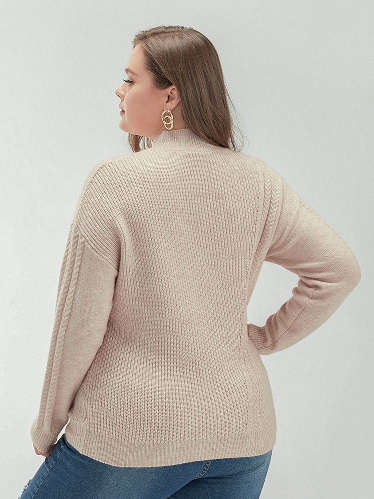 Solid Color Regular Sweater