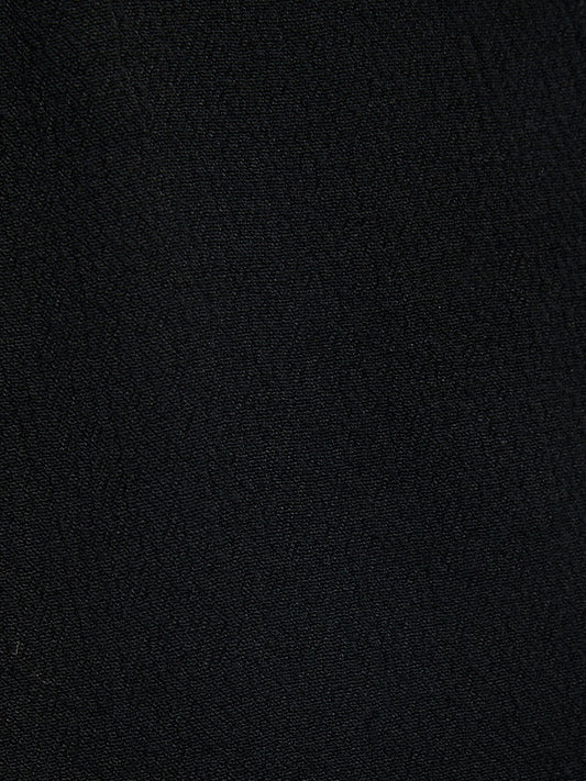 Black Crochet Lace Belted Pocket Shorts