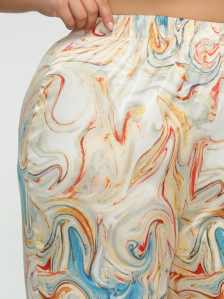 Tie Dye Twisted Painting Pants