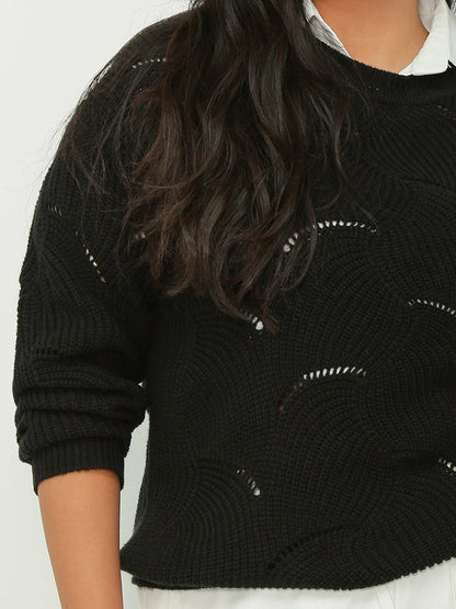Hollow Out Casual Sweater