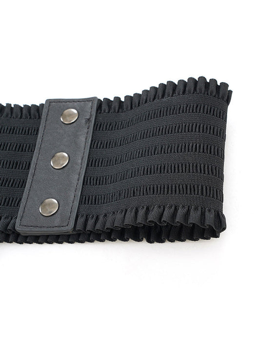 Bowknot Lace Up Patchwork Belt