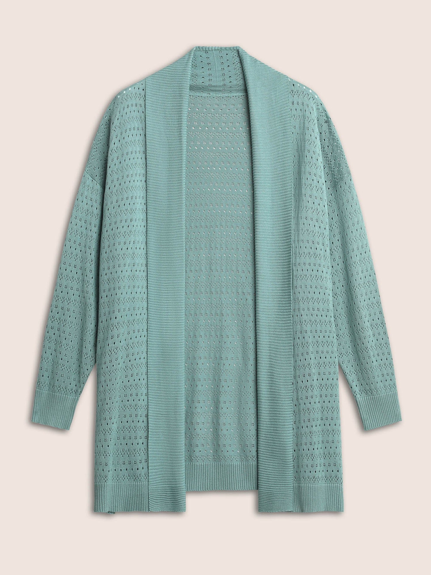 Supersoft Essentials Texture Hollow Out Cardigan