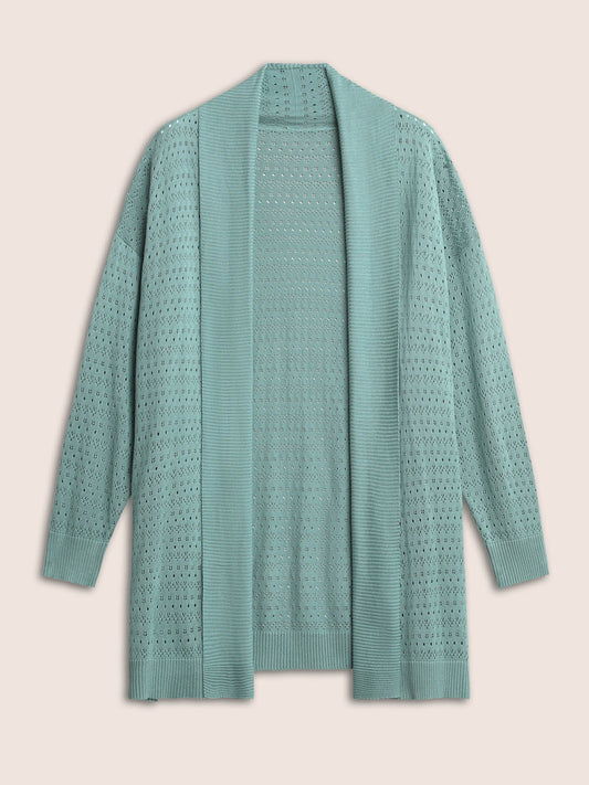 Supersoft Essentials Texture Hollow Out Cardigan