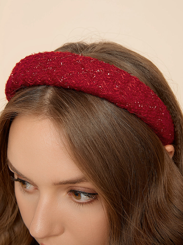 Solid Glitter Detail Headband