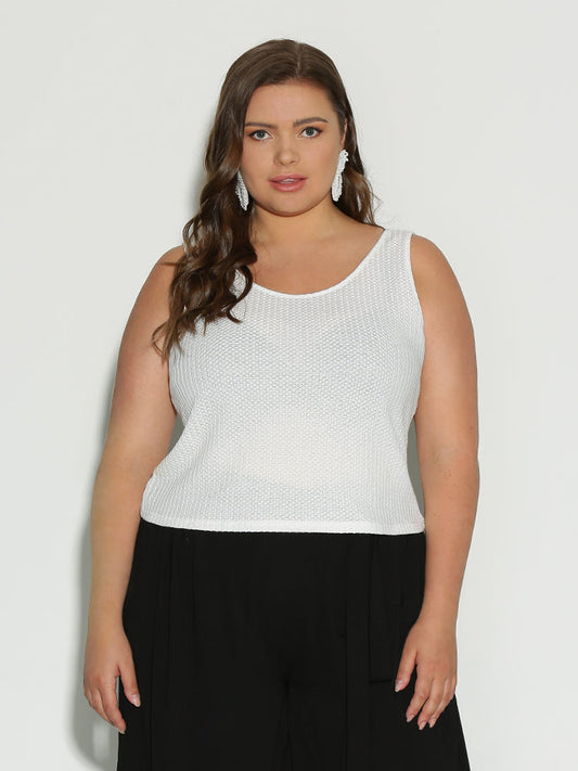 Backless Sleeveless Top