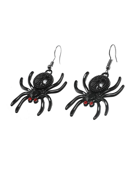 Halloween Spider Drop Earrings