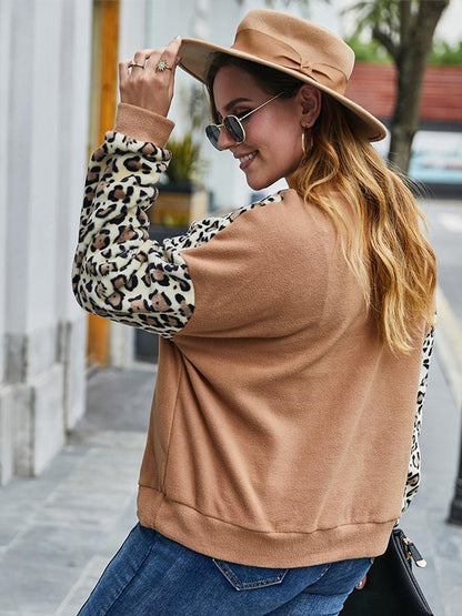 Casual Leopard Patchwork T-shirt