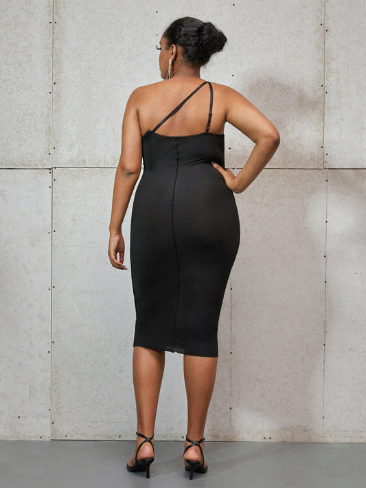 Cut Out Shoulder Bodycon Dress
