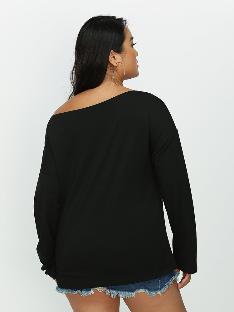 Off One Shoulder T-Shirt
