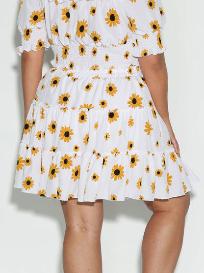Daisy Ruffle Hem Skirt