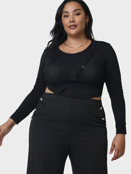 Solid Cut Out T-shirt