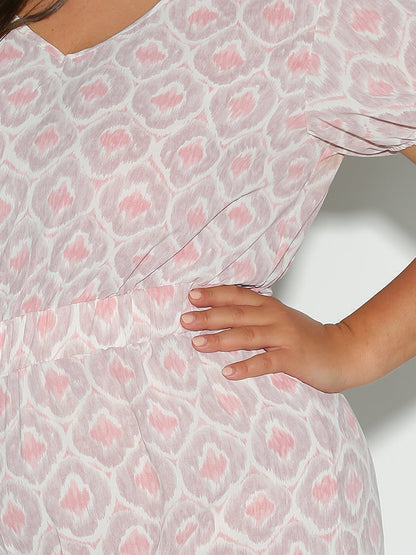 Floral Print Backless Romper